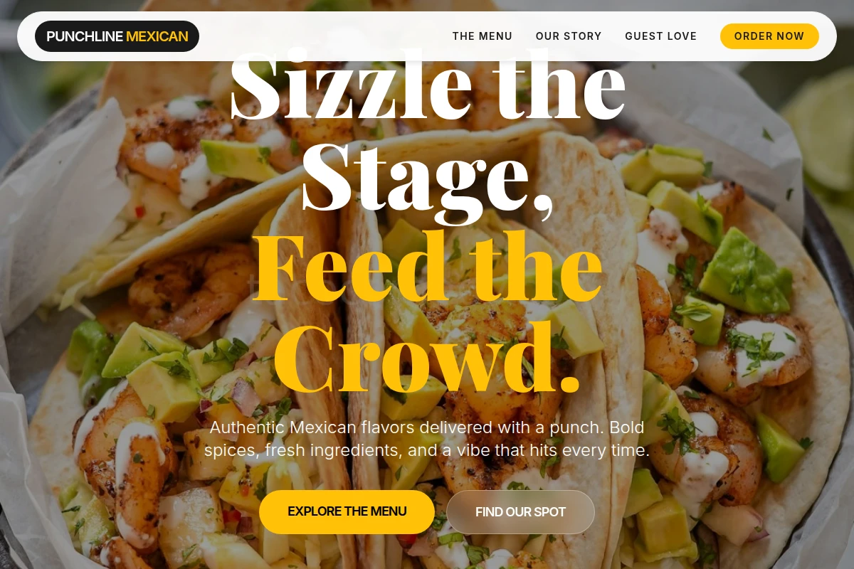 Punchline Mexican Food